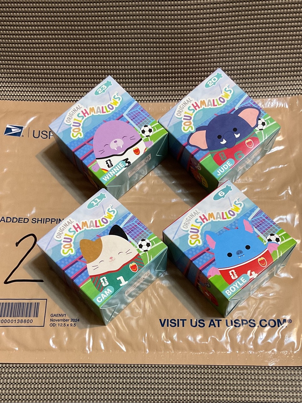 Original Squishmallows Kids Toy - Assorted Blue, Purple, Pink, Cream#2